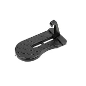 【WIDE VIEW】15cm鋁合金登車頂腳踏板(車頂攀爬腳踏板 登車踏板 汽車協助登頂踏板 行李架踏板/CAR-01) 黑色