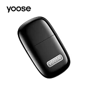【 yoose 有色】MINI NOSE TRIMMER 全合金隨身電動鼻毛修剪器 黑色