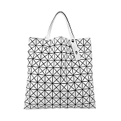 ISSEY MIYAKE 三宅一生 BAOBAO PRISM 10x10 亮面托特包- 白