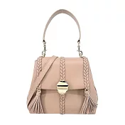 Chloe Penelope 小牛皮小號流蘇手提/肩背包- 粉色