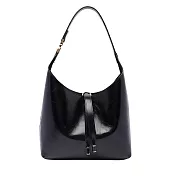 Chloe Marcie 亮面小牛皮Hobo流浪包 黑色