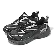 Puma 休閒鞋 Morphic Retro 男鞋 黑 銀 E.SO 拼接 復古 老爹鞋 情侶鞋 39592007