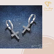 【CF鑽飾】耳環《信仰》莫桑鑽 小鑽造型款 耳針