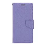 XIEKE SAMSUNG 三星 Galaxy S25 Edge 月詩蠶絲紋皮套 磁扣 翻蓋皮套 -紫色