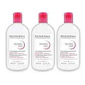 BIODERMA 舒敏高效潔膚液(500ml)X3-國際航空版