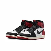 Air Jordan 1 High OG Black Toe Reimagined 黑腳趾 黑紅 經典 高筒 休閒鞋 男鞋 DZ5485-106  28cm 黑紅