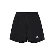 The North Face ZEPHYR PULL-ON SHORT 防潑水 男休閒短褲-NF0A87W5JK3 2XL 黑色
