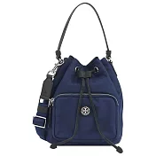 Tory burch 尼龍束口兩用包-深藍色