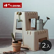 【台灣樹德】MIT台灣製 CH-60 魔豆椅-2入- 沙色