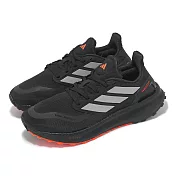 adidas 慢跑鞋 Pureboost 5 TR 男鞋 黑 橘 緩震 回彈 反光 運動鞋 愛迪達 JR7675