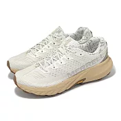 Merrell 越野跑鞋 Agility Peak 5 男鞋 白 卡其 抓地 橡膠大底 回彈 運動鞋 ML068345