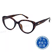 【SUNS】時尚濾藍光眼鏡 貓眼造型 ins素顏神器 S2755 抗紫外線UV400 玳瑁茶