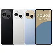 Sharp AQUOS sense9 (6G/128G)防水5G雙卡機※送支架+盒內附保護套※ 黑