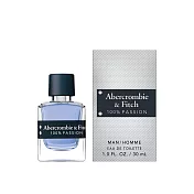 【ABERCROMBIE & FITCH】百分百熱情男女香30ml任選(百分百熱情男性淡香水/百分百熱情女性淡香精) 百分百熱情男性淡香水