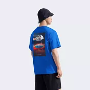 The North Face U RLX FUTURE NATURE 男女短袖上衣-NF0A8DEWT4S L 藍色