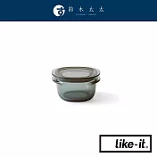 【LIKE-IT】耐冷熱清透密封萬用保鮮盒 200ml 共2色- 深灰 | 鈴木太太公司貨