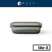 【LIKE-IT】耐冷熱清透密封萬用保鮮盒 520ml 共2色- 深灰 | 鈴木太太公司貨