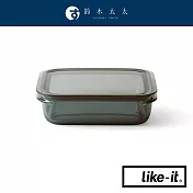 【LIKE-IT】耐冷熱清透密封萬用保鮮盒 1200ml 共2色- 深灰 | 鈴木太太公司貨
