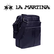 【LA MARTINA】限量2折 頂級皮革肩背包側背包 LMBO01830P 全新專櫃展示品(深藍色)