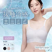 日本華歌爾LECIEN-Refresh Cooler 灰色 背心內衣 猛暑對策 涼感速乾 清爽隔熱-13082066 M 灰色