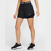 NIKE AS W NP DF 2IN1 SHORT TT 女休閒短褲-HJ1205010 XS 黑色