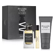 Abercrombie & Fitch 真我男性淡香水禮盒(淡香水100ml+小香15ml+洗髮沐浴膠200ml)