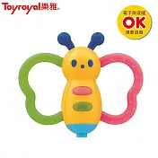 日本《樂雅 Toyroyal》可消毒小蝴蝶吹笛搖鈴