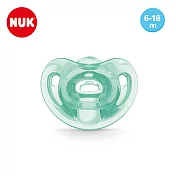 德國【NUK】SENSITIVE全矽膠安撫奶嘴2號6-18M 綠