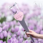 【Floral M】韓系奶油風鬱金香香水花- 莫蘭紫