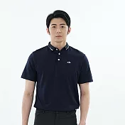 【遊遍天下】MIT台灣製男款抗UV防曬速乾吸濕排汗短袖POLO衫 (GS1051) M 丈青