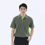 【遊遍天下】MIT台灣製男款抗UV防曬速乾吸濕排汗短袖POLO衫 (GS1053) M 深灰