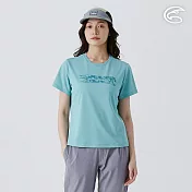 ADISI 女UPF50+防曬抑菌圓領短袖排汗衣 AL2511034 湖綠 (S-2XL) S 湖綠