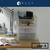 【LIKE-IT】自由搭配可疊式A4檔案收納盒 (長版) | 鈴木太太公司貨