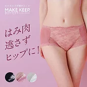 日本華歌爾LECIEN-MAKE KEEP 粉紅香水 上託美型內褲-12802103 M 粉紅香水