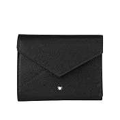 MONT BLANC Sartorial 匠心系列三折信封式短夾 (黑色)
