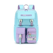 【Kidslife童趣嚴選】防水多口袋小學生書包(三款可選)- 藍紫
