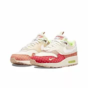 W Nike Air Max 1 PRM Coconut Milk-Acid Orange-Sail 可可橘 骨頭 點點 絨毛 休閒鞋 運動鞋 女鞋 DR2553-111 23.5cm 可可橘