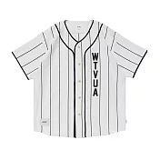 Wtaps League / Ss / Cotton 海軍藍/白 短袖球衣 251ATDT-CSM26 4 白