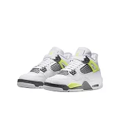 Nike Air Jordan 4 Retro Light Lemon Twist GS 檸檬黃 HJ5990-100 23.5 。