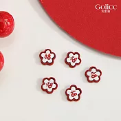 【Gulicc】耳環 新年 福氣耳釘 旺財耳環 (福字)