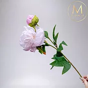 【Floral M】最高級的浪漫天使粉公主芍藥仿真花花材（1入組）