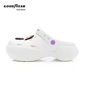 【GOODYEAR 固特異】女款輕便厚底洞洞鞋 / GAWP52739 JP24 白色