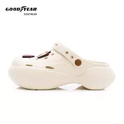 【GOODYEAR 固特異】女款輕便厚底洞洞鞋 / GAWP52731 JP23 奶茶