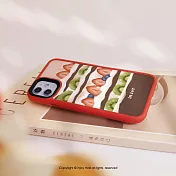 INJOYmall for iPhone 17/16/15/14/13/12/SE3 系列 日安草莓蛋糕 磨砂手感 防摔手機殼 A款/B款 B款/ iPhone 14ProMax