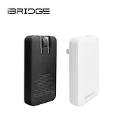iBRIDGE GaN 65W 超薄型急速電源供應器(USB-A+Type-C版) 黑