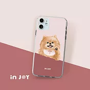 INJOYmall for iPhone 16/15/14/13/12/SE3 系列 輕快可愛博美犬 透明防摔手機殼 保護殼 iPhone 14(6.1)