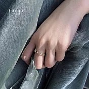 【Gulicc】戒指  簍空心型食指戒 (可調式戒圍)