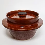 福介商店 日本土鍋 萬古燒 飴釉手作3合炊飯鍋