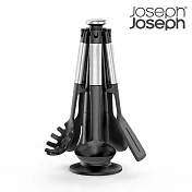 【Joseph Joseph】Elevate系列不沾桌矽膠料理鏟杓5件組(附旋轉底座)