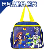 DF 童趣館 - Disney迪士尼正版兒童雙網狀口袋便當袋 玩具總動員-藍黃